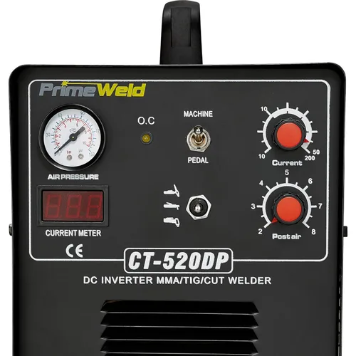 Miniatura 3 de PrimeWeld Pilot Arc Cortador de Plasma de 50A, Combo de Soldador TIG/Stick de 200A, Máquina de Soldadura Multiusos para Uso en Casa o Lugar