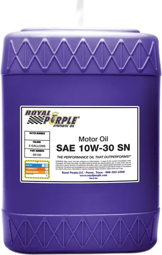 Miniatura 14 de Royal Purple - Aceite de motor sintético ROY51020 de alto rendimiento SAE 0W-20 con licencia API, 5/4 de galón.