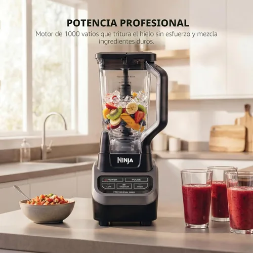 Miniatura 2 de Licuadora profesional Ninja BL610, Negro Negro /Gris