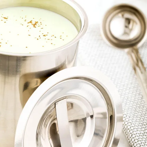 Miniatura 3 de Restaurantware Met Lux - Olla Bain Marie de 2 cuartos de galón resistente a la corrosión, para alimentos calientes y fríos, servir o almacenar