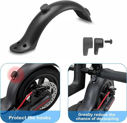 Miniatura 6 de Guardabarros trasero para scooter, soporte de repuesto para guardabarros, compatible con Xiaomi 1S / M365 / Pro