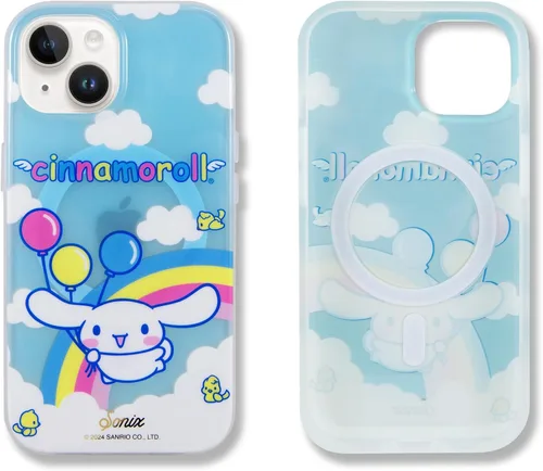 Miniatura 151 de Sonix x Sanrio - Funda para iPhone 15 Pro, compatible con MagSafe, probada en caídas de 10 pies, adivinador Kuromi