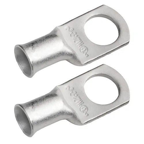 Miniatura 46 de SELTERM 5 piezas terminales de cable de cobre estañado 1/0 AWG perno de 1/2", extremos de cable de batería, terminales de anillo, conectores
