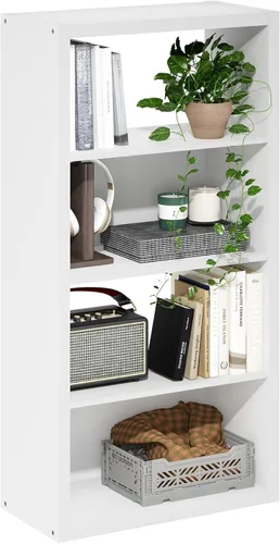 Miniatura 32 de Furinno Luder - Estantería abierta de 3 niveles, color roble francés
