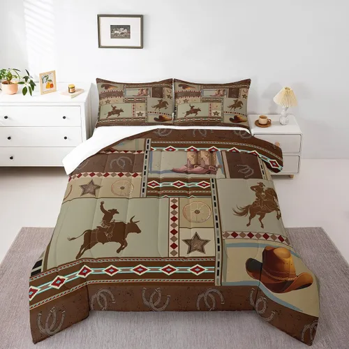 Miniatura 11 de Manfei - Juego de edredón de tamaño Queen con lindo diseño de perezoso, juego de colcha con flores amarillas con 2 fundas de almohada, juego de ropa
