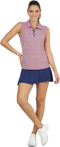 Miniatura 2 de IBKUL Athleisure Wear 14545 - Polo sin mangas con protección solar UPF 50+ Icefil con estampado de estrellas y rayas