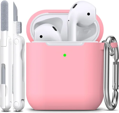 Miniatura 82 de Funda para AirPods con llavero, protección completa, de silicona, accesorios para AirPods, funda para hombres, mujeres y adolescentes, con estuche
