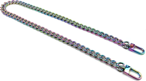 Miniatura 23 de Correas de metal para bolso de cadena plana, reemplazo de cadena para bolso cruzado de hombro y axilas, Dorado antiguo Oro envejecido