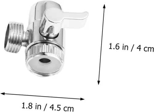 Miniatura 4 de DOITOOL Adaptador de grifo separador de agua, paquete de 2 adaptadores de entrada de lavadora para manguera de lavadora