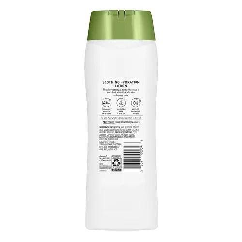 Miniatura 10 de Suave Loción calmante de hidratación para manos y cuerpo con aloe vera que refresca la piel seca, de absorción rápida, crema hidratante intensiva