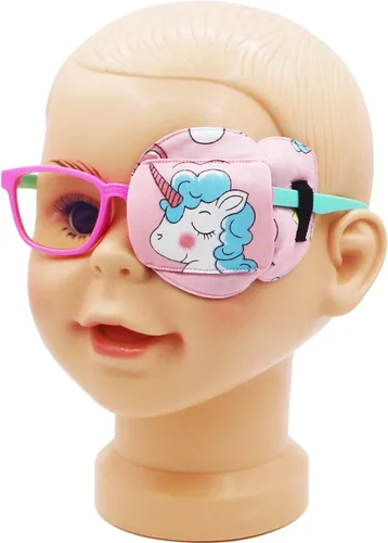 Miniatura 25 de Astropic Parche para ojos de algodón y seda 3D para niños, parche de ojos para niñas para gafas Parche médico para niños con ojo perezoso