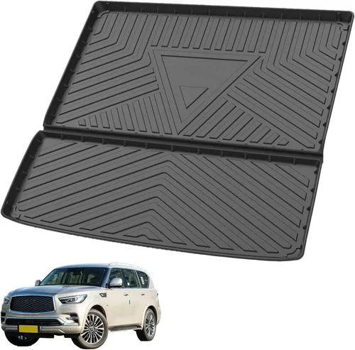 Miniatura 9 de Elsetyler Revestimiento de carga para Dodge Charger/Chrysler 300 – Negro TPO para todo clima de servicio pesado impermeable, bandeja de carga