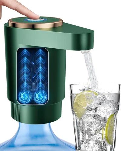 Miniatura 15 de Bomba de botella de agua, dispensador de agua eléctrico portátil para botellas de 5 galones, carga USB, interruptor automático, batería recargable