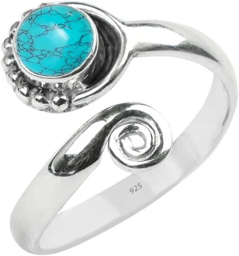 Miniatura 38 de Gemstone Stone Toe Ring 925 Sterling Silver Feet Body Jewellery Handame Toe Ring Gemstone Adjustable Toering For Girls Women Gift Jewellery