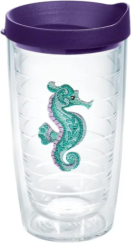 Miniatura 17 de Vaso surtido de animales tropicales de 16 onzas con tapa, paquete de 4