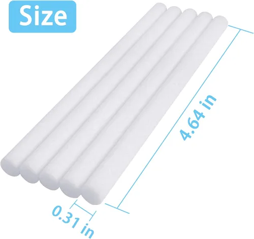 Miniatura 2 de Filtros de humidificador de 4.64 pulgadas, repuesto de barra de algodón para humidificador pequeño INVODA Mini humidificadores de niebla fría