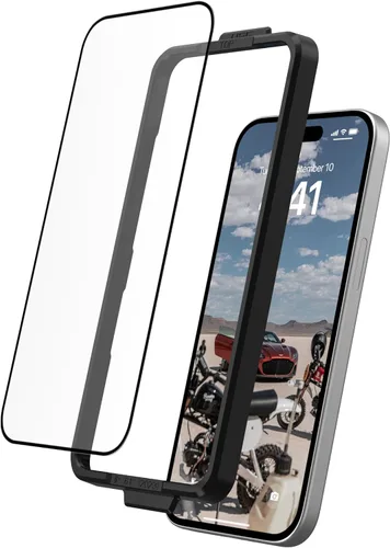 Miniatura 3 de URBAN ARMOR GEAR UAG - Protector de pantalla compatible con iPhone 15 Plus 6.1 pulgadas, vidrio templado doble 9H, ultra transparente, HD