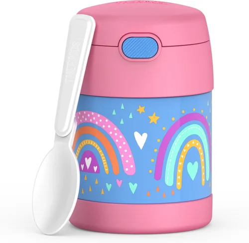 Miniatura 31 de THERMOS FUNTAINER - Tarro de alimentos aislado de 10 onzas, tarro de comida para niños con cuchara plegable, Spider-Man