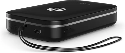 Miniatura 21 de Impresora de fotografías portátil HP Sprocket (negra), con papel fotográfico adhesivo Zink, Negro