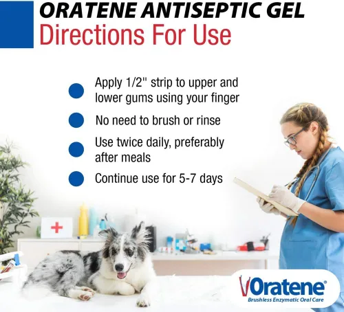 Miniatura 5 de Pet King Brands ZYMOX Oratene Gel Bucal Sin Cepillo para Perros y Gatos, 1oz