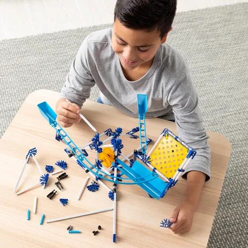Miniatura 5 de K'NEX - Pista de Canicas con Motor, 504 Piezas, Construcción STEM, Set de Construcción para Niños, Edades 8+