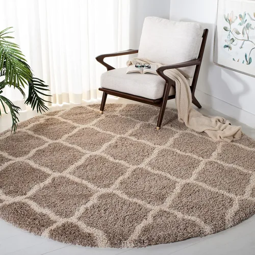 Miniatura 25 de SAFAVIEH Hudson Shag Collection - Alfombra extragrande de 11 x 15 pies, diseño de enrejado, no desprende pelusa y de fácil cuidado, 2 pulgadas