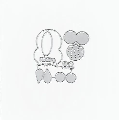 Miniatura 5 de Plantillas de plantillas de metal para decoración de tarjetas y álbumes de recortes, 1 unidad
