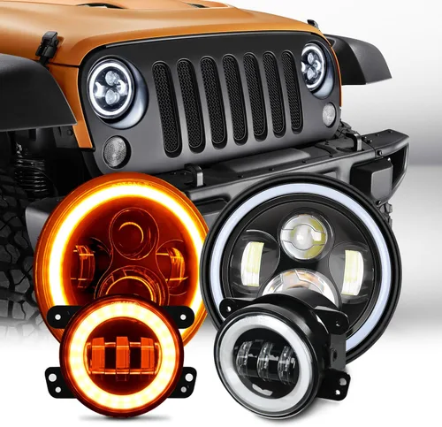 Miniatura 20 de Nilight Conjunto de Luces LED de Niebla de 4 Pulgadas Compatible con 2007 2008 2009 2010 2011 2012 2013 2014 2015 2016 2017 2018 Jeep Wrangler JK
