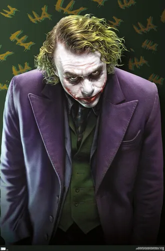 Miniatura 8 de Trends International DC Comics - Póster de pared The Joker - The Dark Knight, 22.375 x 34 pulgadas, versión enmarcada en negro Versión con marco
