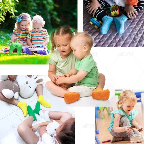 Miniatura 8 de Cómodo acogedor cómodo Calcetines antideslizantes para niños y niñas