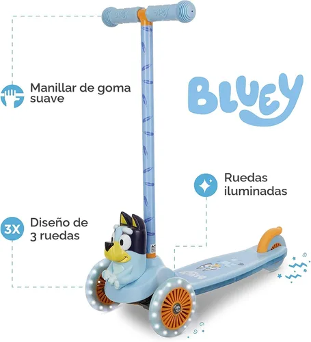 Miniatura 2 de Voyager - Self-Balancing Toddler Kick Scooter, 3-Wheel Scooter with Light-Up Wheels, Extra Wide Deck, Foot Brake, Lean-to-Steer Design, 75 lb Limit
