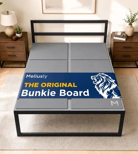 Miniatura 9 de Meliusly Premium 10mm Base para Cama Individual 2-Pack (96,5x190,5 cm) Diseño de Tablero de Cama de Perfil Bajo con Patente Pendiente - Bases