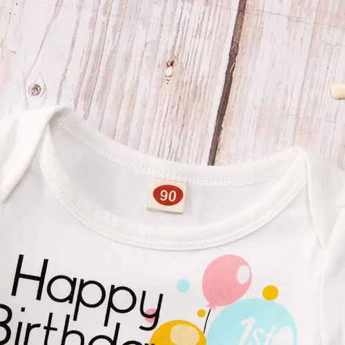 Miniatura 4 de Enterizo de manga corta para bebé para el primer día del padre, mameluco de manga corta para bebés de 3 a 18 meses