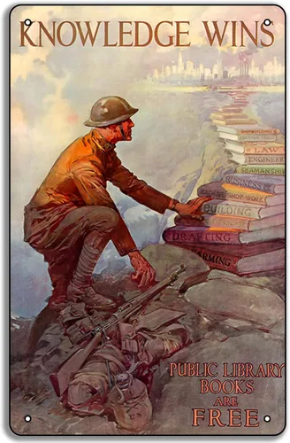 Miniatura 18 de Póster de metal de la Segunda Guerra Mundial "You Give Us the Fire!" 1942 de la Fuerza Aérea del Ejército de los Estados Unidos de 8 x 12 pulgadas