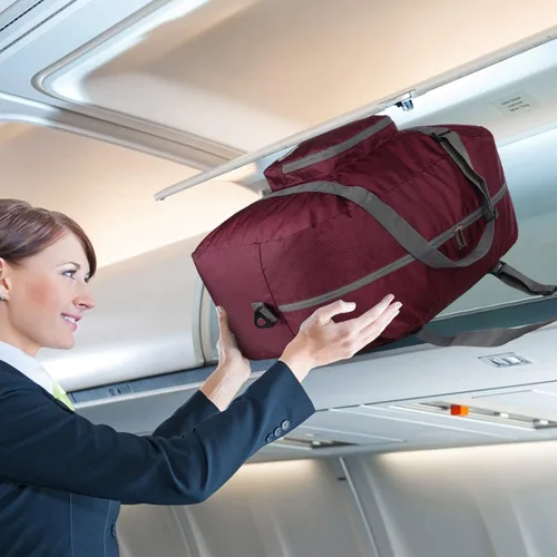 Miniatura 3 de WANDF - Bolsos de lona plegable en tamaños de 16 a 22 pulgadas y con volúmenes de entre 5.28 a 13.2 galones para viajar, llevar al gimnasio