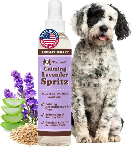 Miniatura 16 de Natural Dog Company Acondicionador de piel sensible para perros – Avena hidratante para pieles sensibles y con picazón, fórmula desenredante de aseo