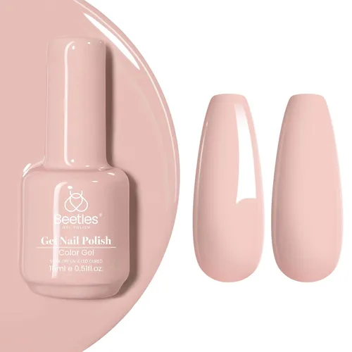 Miniatura 150 de Beetles - Esmalte de uñas de gel verde luminoso que brilla en la oscuridad, esmalte de uñas de gel que se absorbe con lámpara LED UV, arte de uñas