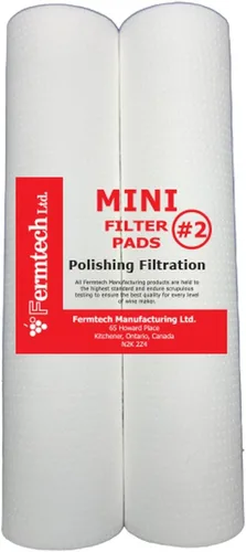 Miniatura 8 de Fermtech Mini 2 almohadillas de filtración de vino (#1)
