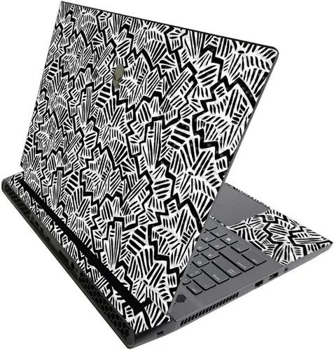 Miniatura 136 de MightySkins - Skin brillante con purpurina para Alienware M17 R3 (2020) y M17 R4 (2021) - Diversión de los años 90 Acabado duradero con purpurina