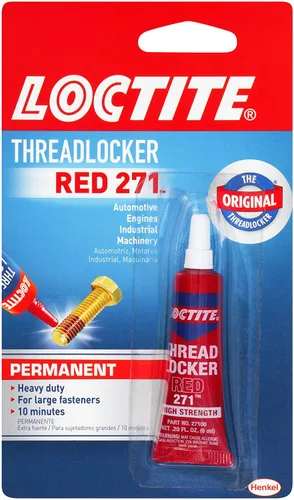 Miniatura 9 de Loctite Threadlocker Azul 242 - Adhesivo de fijación de roscas removible para tuercas, pernos y sujetadores, adhesivo para tornillos de resistencia