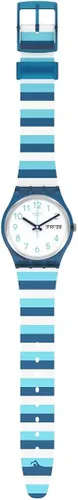 Miniatura 2 de Swatch Ondas a rayas Azul Reloj estándar