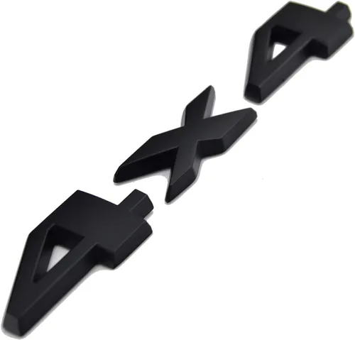 Zorratin Emblema de metal con acabado mate negro 4x4 para la puerta trasera de la cajuela del Jeep Grand Cherokee 2011-2025