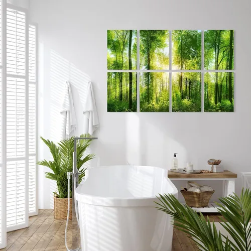 Miniatura 8 de YPY Paneles acústicos para paredes: 8 unidades de 48 x 32 pulgadas, paneles acústicos decorativos para amortiguar el sonido, tratamiento absorbente