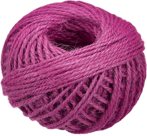 Miniatura 13 de MECCANIXITY Cuerda de yute de 164 pies de 0.079 in, cuerda de yute, cuerda de yute natural, verde para manualidades, jardinería, agrupamiento