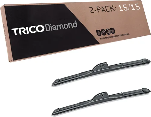 Miniatura 12 de TRICO Gold 21" + 19" Juego de 2 limpiaparabrisas de repuesto automotriz de primera calidad, limpiaparabrisas de haz para lado del pasajero