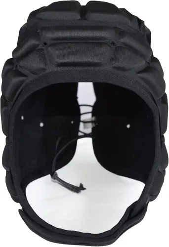 Miniatura 2 de Hobrave Casco de fútbol con bandera acolchada suave para niños y jóvenes