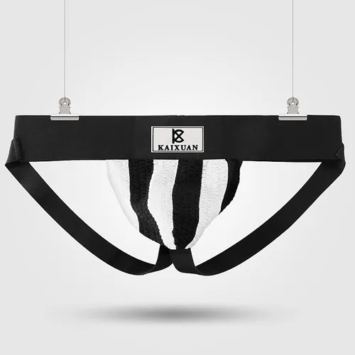 Miniatura 3 de Jock Strap - Correa de malla ancha para hombre, ropa interior masculina suspensorio, soporte atlético para vasectomía de gimnasio