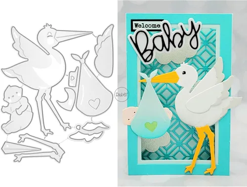 Miniatura 12 de DzIxY Adorables troqueles de corte de metal para valla de ovejas para hacer tarjetas, juegos de troqueles de papel en relieve, plantillas para 17