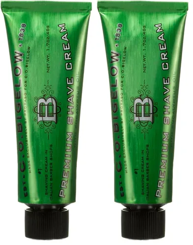 Miniatura 9 de C.O. Bigelow - Crema de afeitar de viaje, 1.7 onzas para hombre con aceite de eucalipto para pieles sensibles y todo tipo de piel, tamaño de viaje