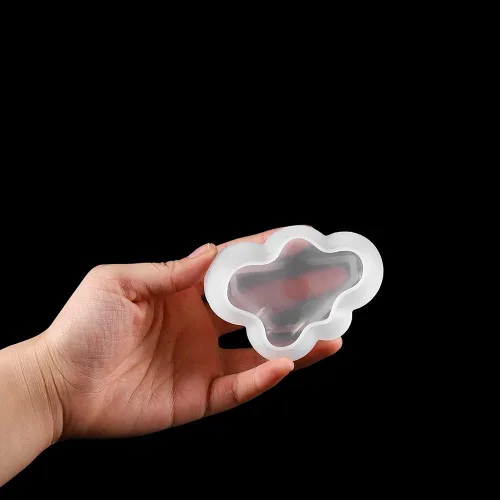 Miniatura 3 de Molde de silicona de fundición de resina en forma de nube 3D, molde para velas de jabón, para bricolaje, resina epoxi, manualidades, decoraciones